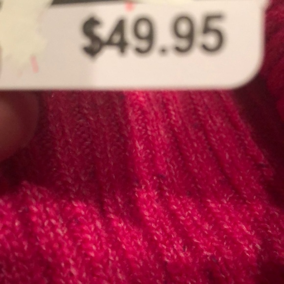 NWT Christopher & Banks hot pink sweater size 14W - Picture 7 of 7
